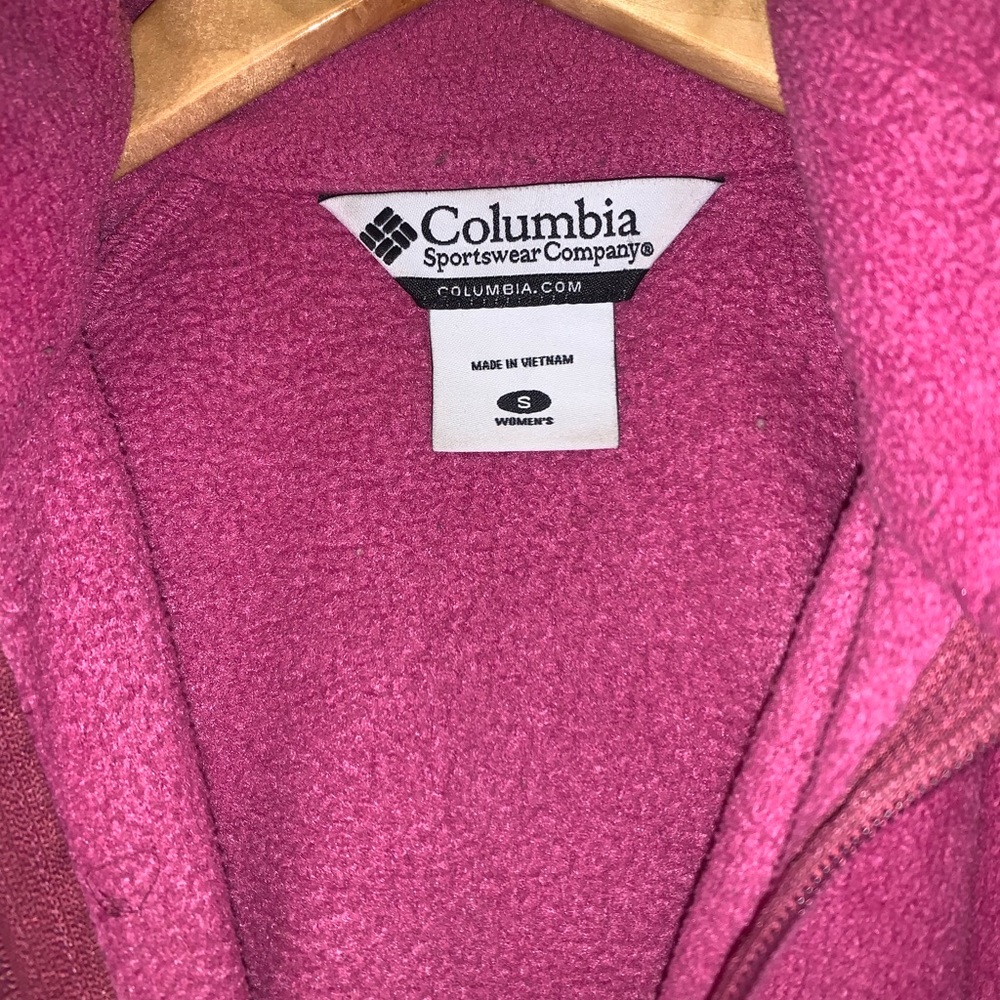 Pink Columbia fleece jacket
